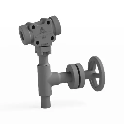 IS-4 Stainless Steel Connector with Integral Strainer (Four Bolt Connector)